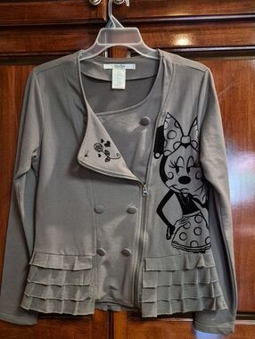 Disney Minnie Mouse Gray Women's Jacket